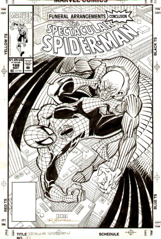 Sal Buscema Spectacular Spider Man Cover